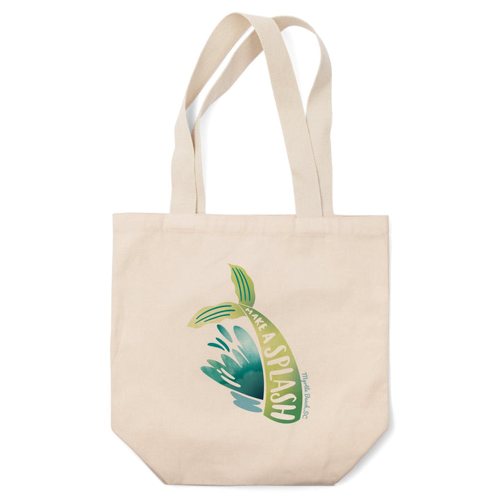 Myrtle Beach, South Carolina, Mer-Mazing Collection, Make a Splash,, Tote Bag Totes Lantern Press 