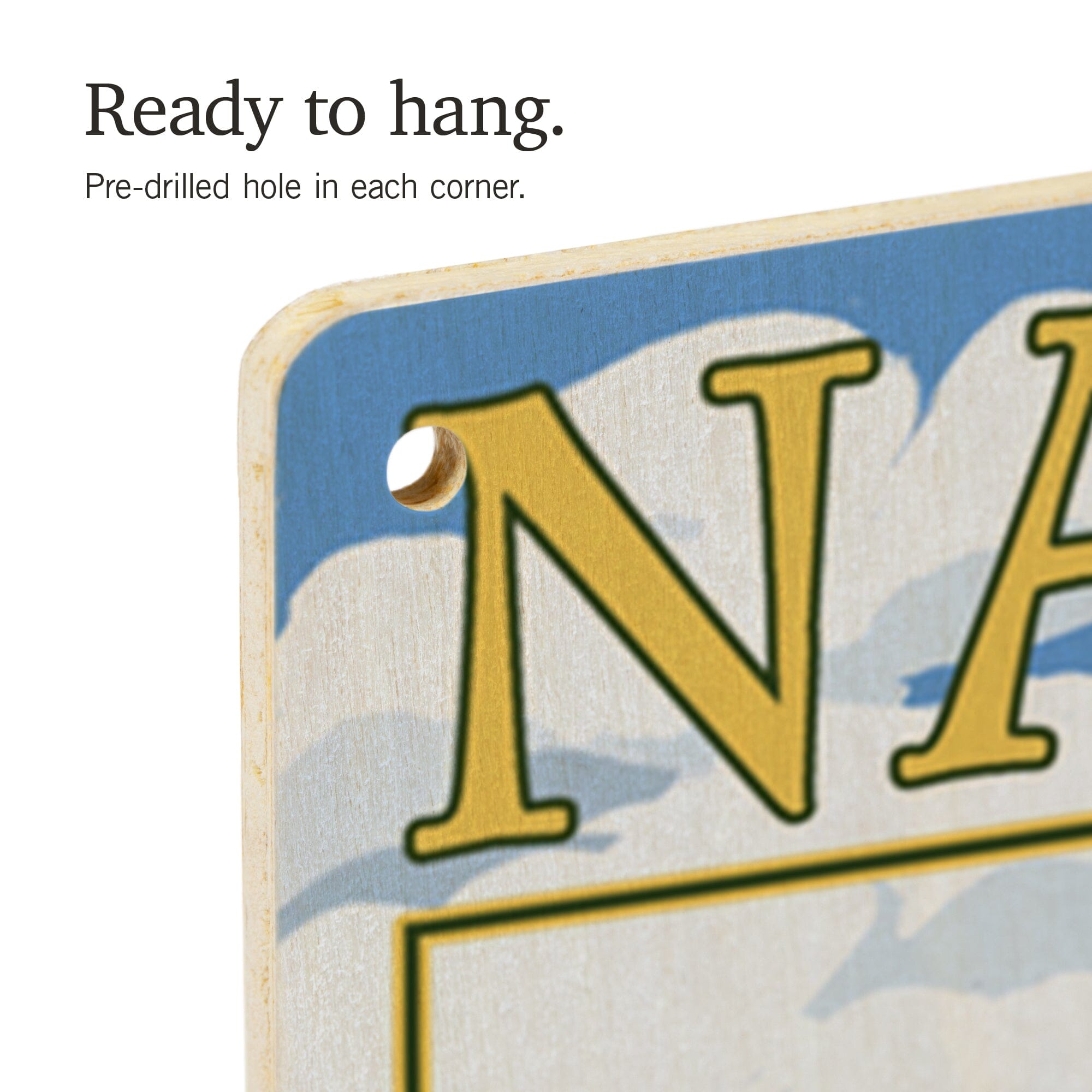 Nantucket, Massachusetts, Destinations Sign, Lantern Press