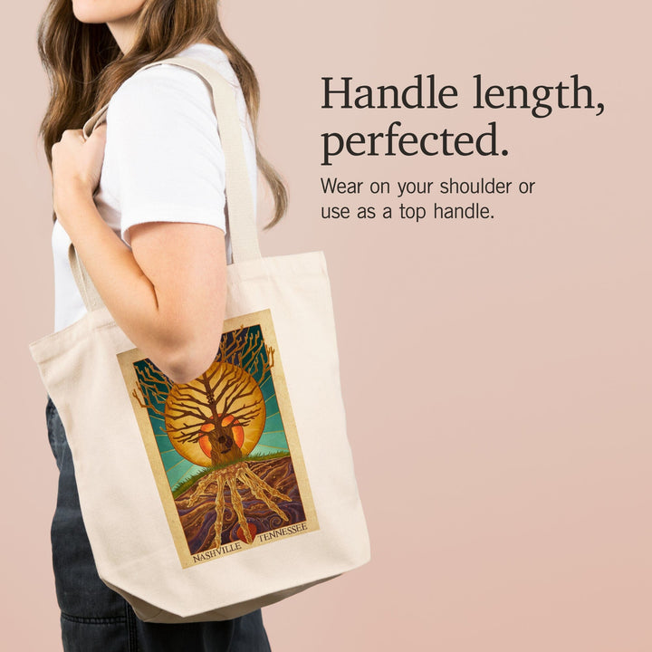 Nashville, Tennessee, Guitar Tree, Tote Bag Totes Lantern Press 