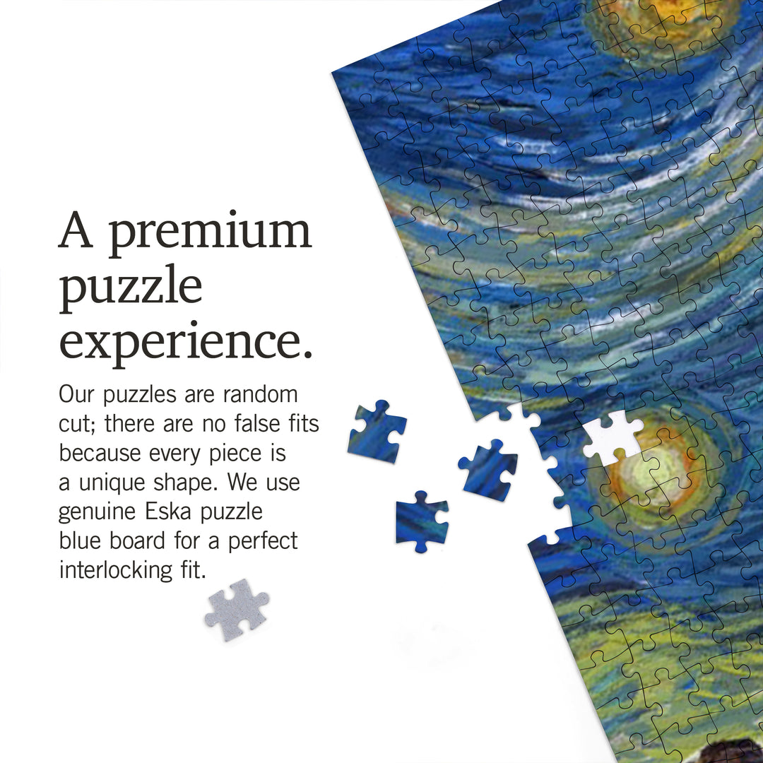 Nashville, Tennessee, Starry Night Series, Jigsaw Puzzle Puzzle Lantern Press 