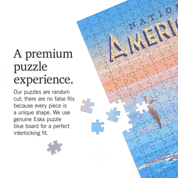 National Park of American Samoa, Oil Painting, Jigsaw Puzzle Puzzle Lantern Press 