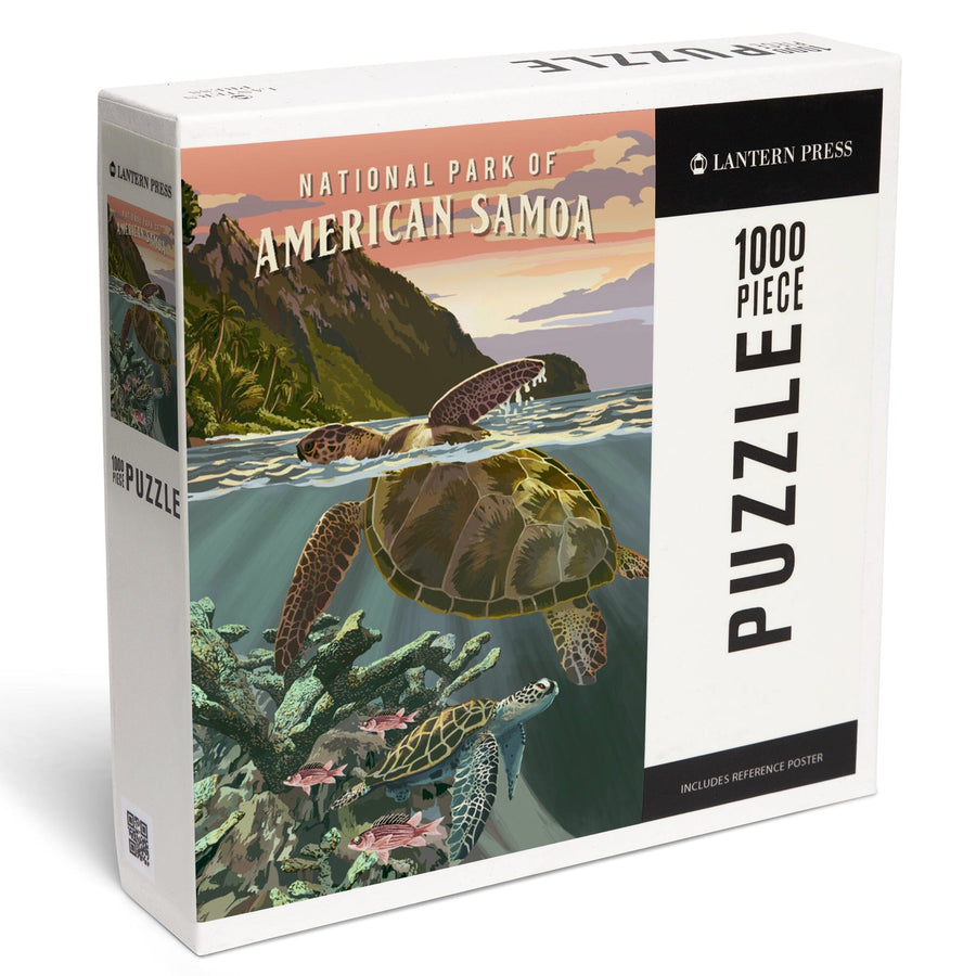 National Park of American Samoa, Painterly National Park Series, Jigsaw Puzzle Puzzle Lantern Press 