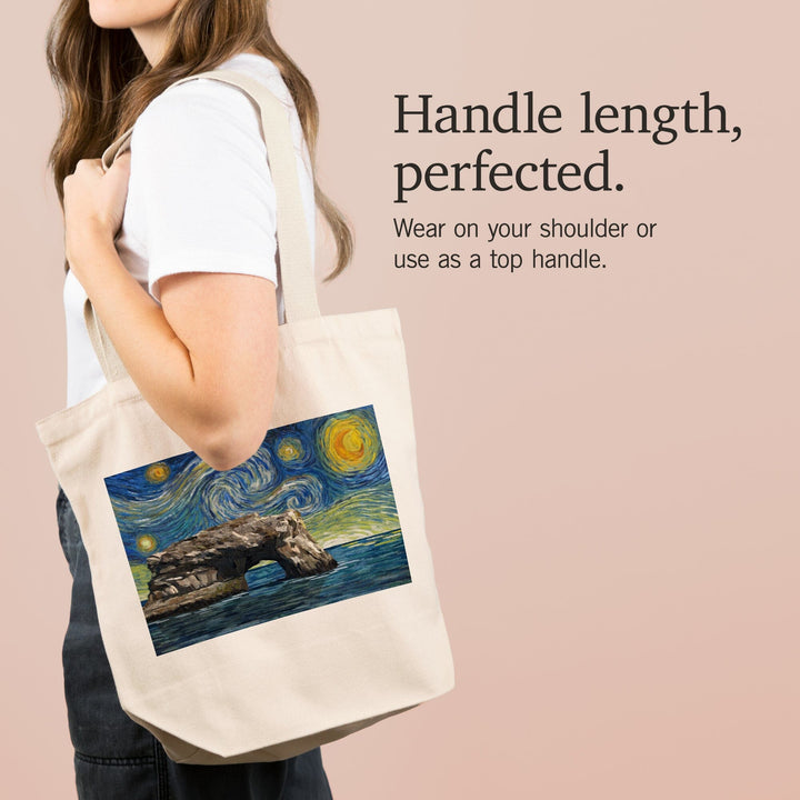 Natural Bridges, Starry Night Series, Tote Bag Totes Lantern Press 