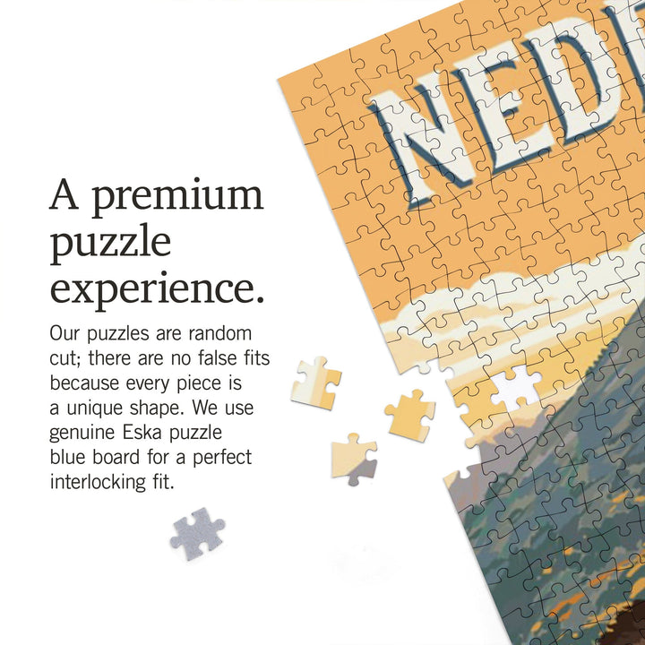 Nederland, Colorado, Painterly, Moose, Jigsaw Puzzle Puzzle Lantern Press 