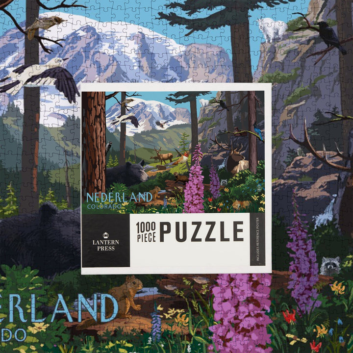 Nederland, Colorado, Wildlife Utopia, Jigsaw Puzzle Puzzle Lantern Press 