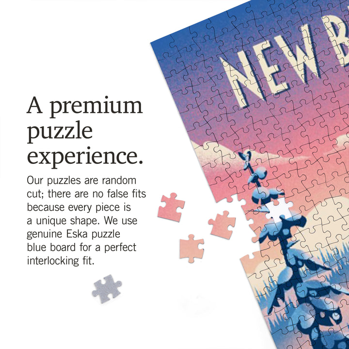 New Brunswick, Shred the Gnar, Snowboarding, Jigsaw Puzzle Puzzle Lantern Press 