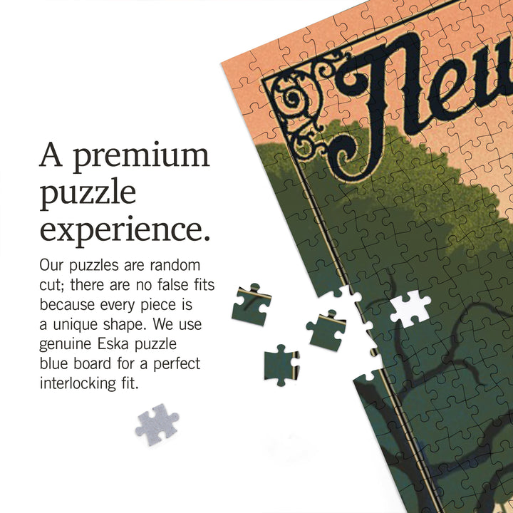New Orleans, Louisiana, Litho, Jigsaw Puzzle Puzzle Lantern Press 
