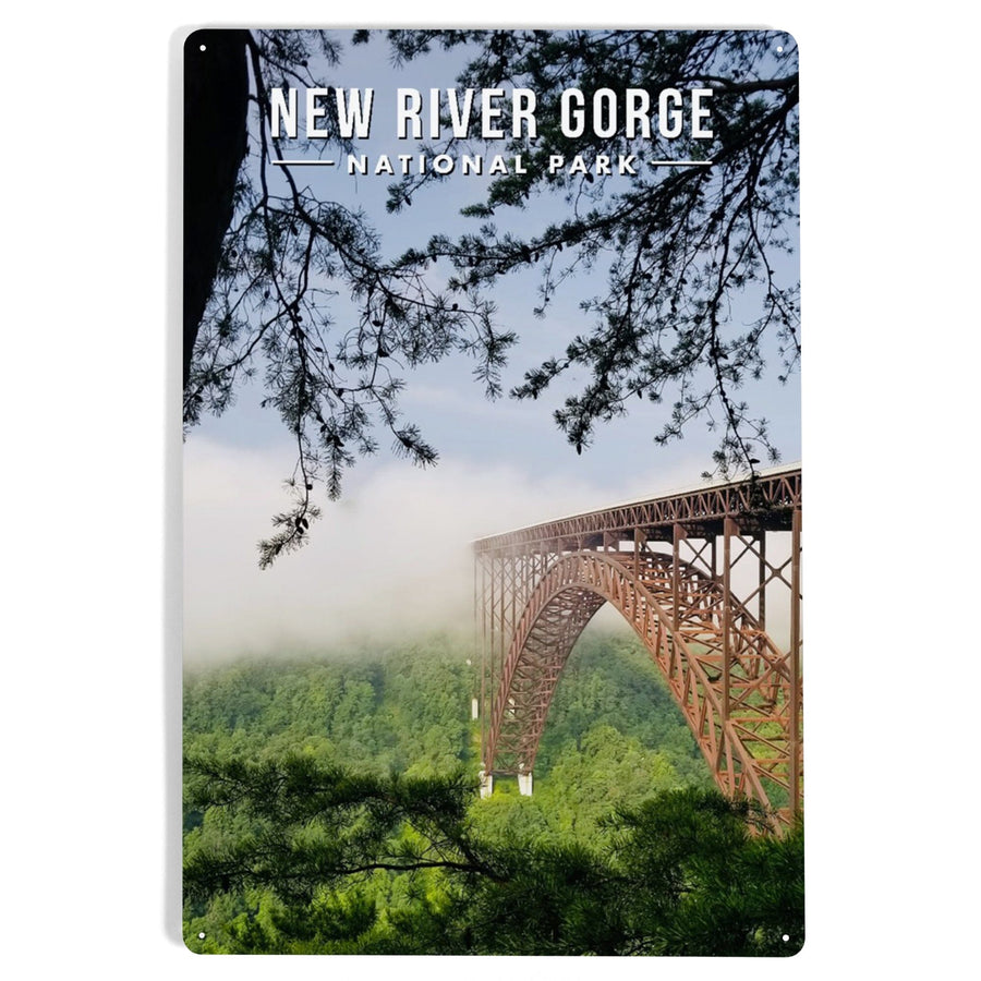 New River Gorge National Park, West Virginia, Photography, Metal Signs Metal Lantern Press 