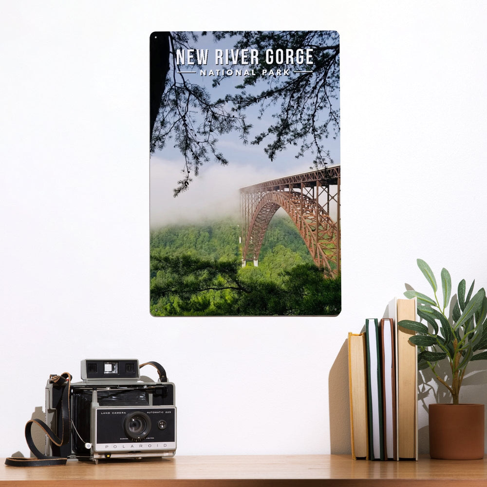 New River Gorge National Park, West Virginia, Photography, Metal Signs Metal Lantern Press 