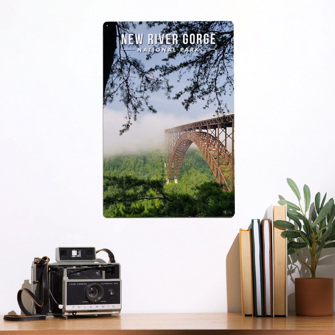 New River Gorge National Park, West Virginia, Photography, Metal Signs Metal Lantern Press 