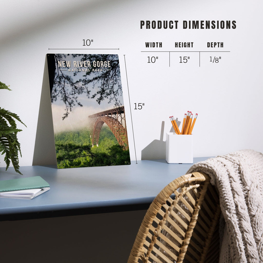 New River Gorge National Park, West Virginia, Photography, Wood Signs and Postcards Wood Lantern Press 