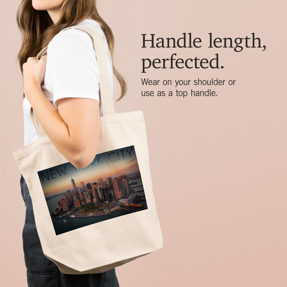 New York City, New York, Aerial Skyline, Tote Bag Totes Lantern Press 