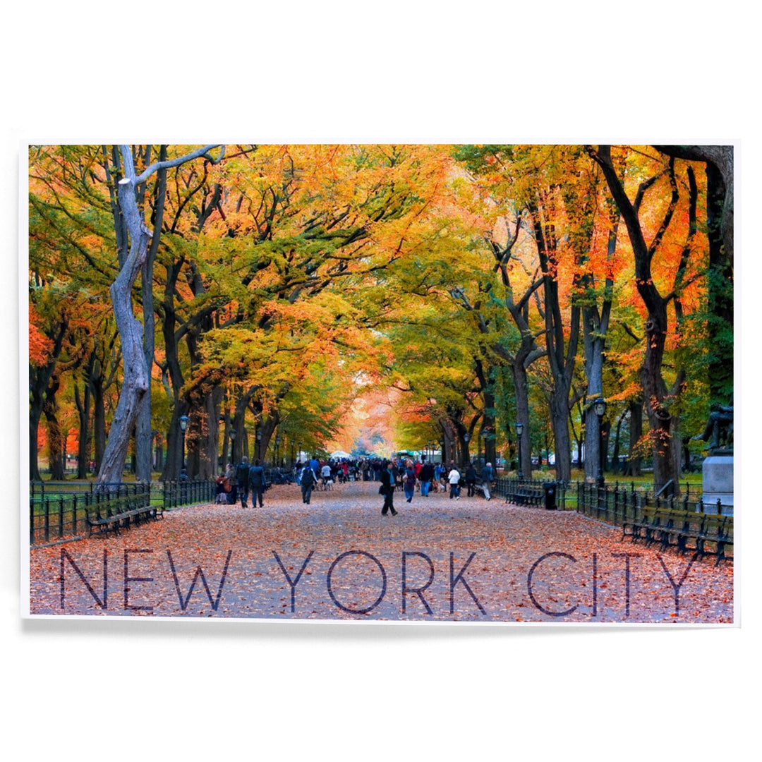 New York City, New York, Central Park in Autumn, Art & Giclee Prints Art Lantern Press 