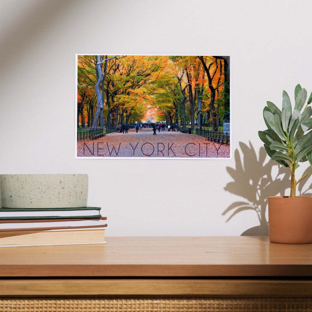 New York City, New York, Central Park in Autumn, Art & Giclee Prints Art Lantern Press 