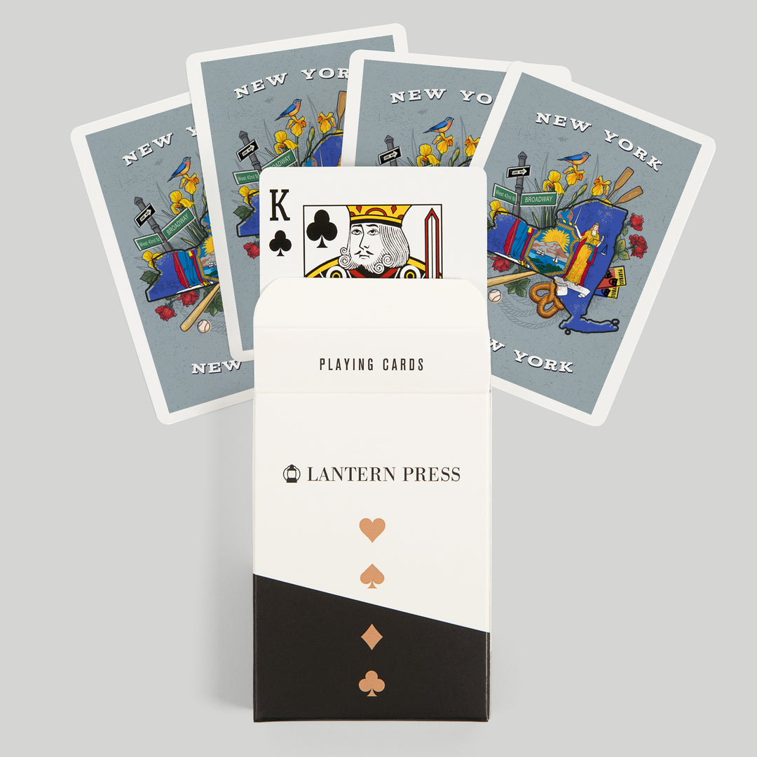New York, New York, State Treasure Trove, State Series Cards Lantern Press 