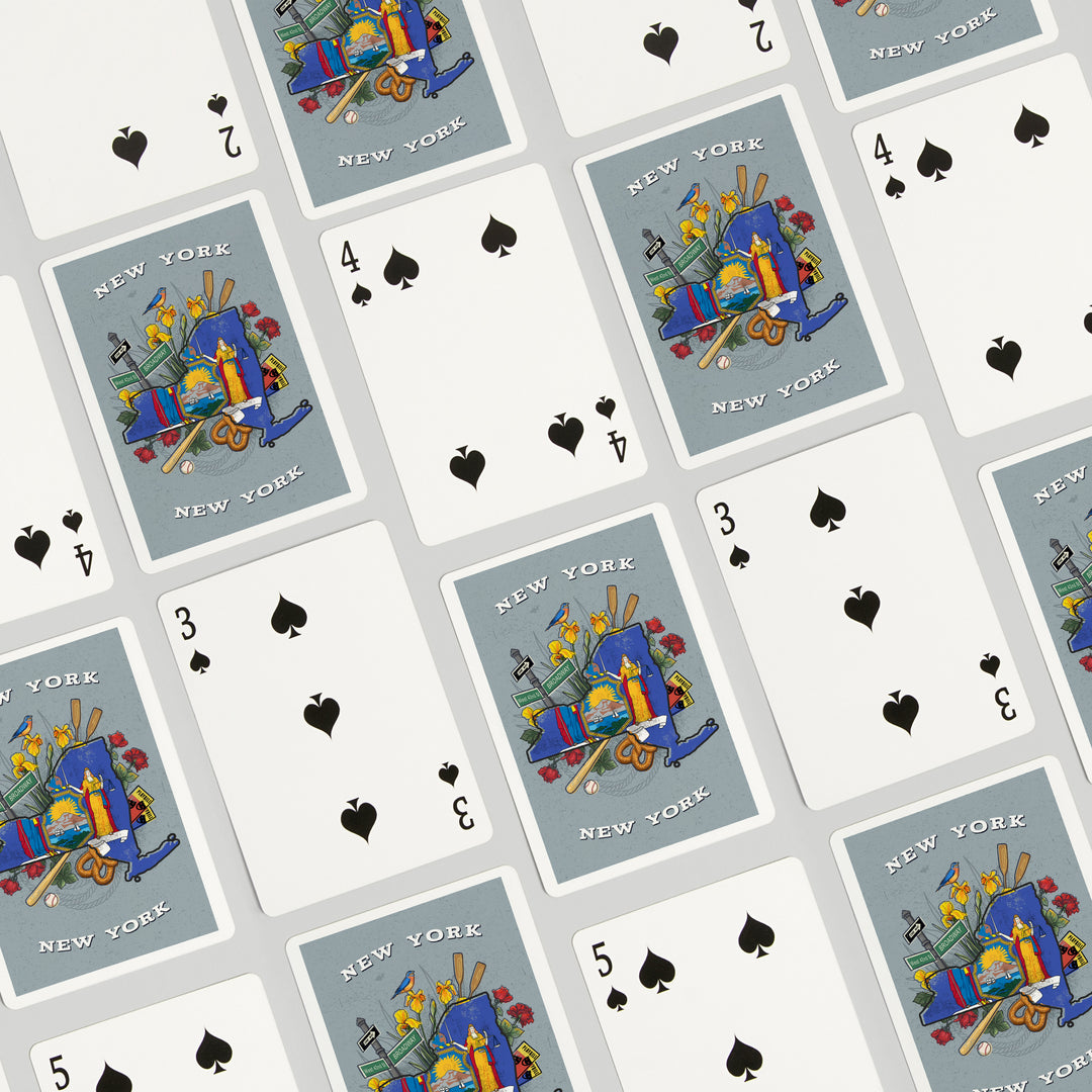 New York, New York, State Treasure Trove, State Series Cards Lantern Press 