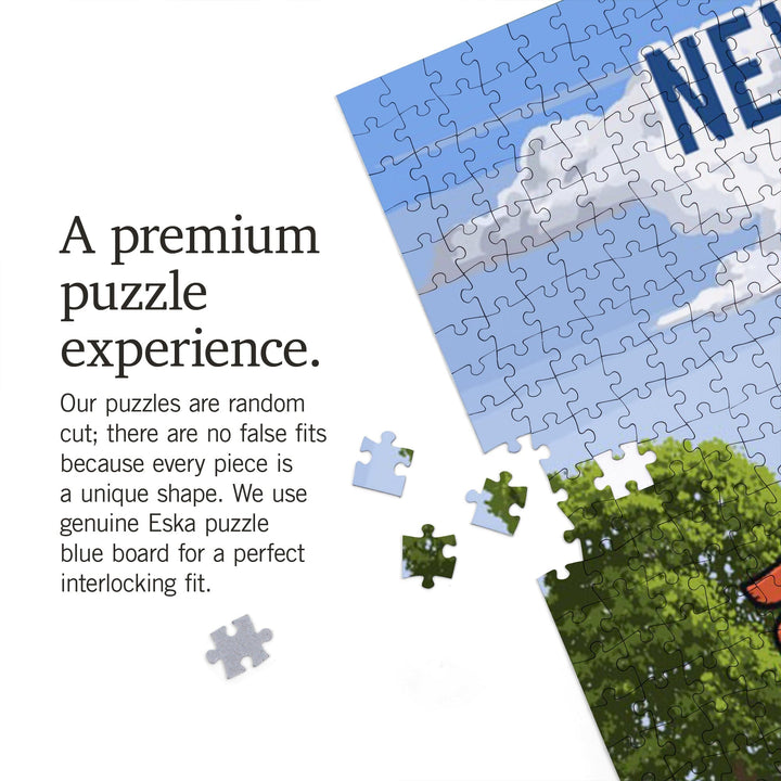 New York, Signpost, Orchard, Jigsaw Puzzle Puzzle Lantern Press 