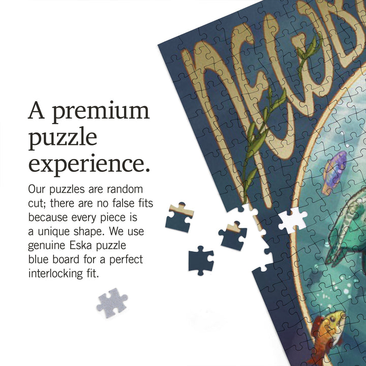 Newburyport, Massachusetts, Mermaid, Jigsaw Puzzle Puzzle Lantern Press 