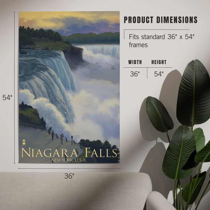 Niagara Falls, New York, Art & Giclee Prints Art Lantern Press 