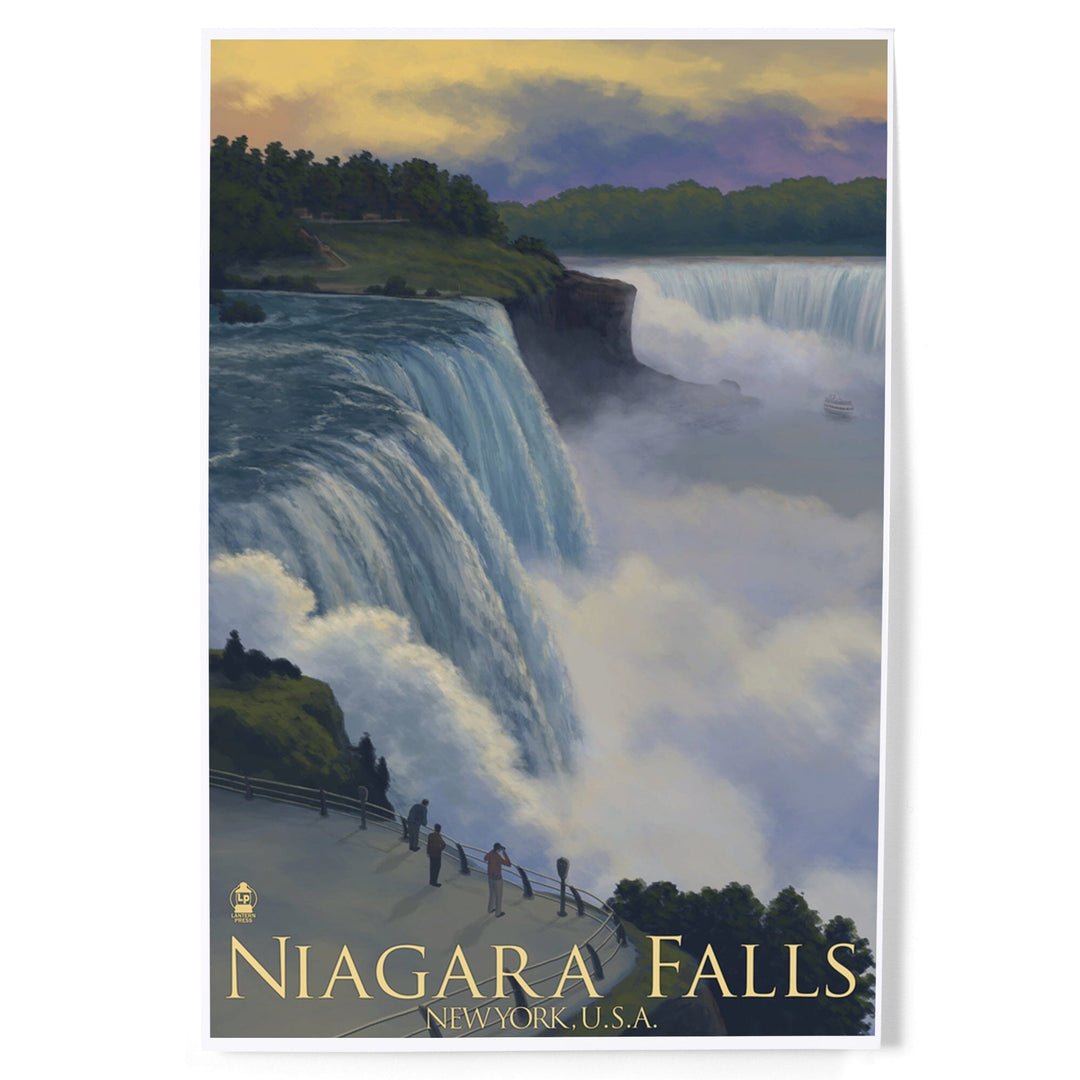 Niagara Falls, New York, Art & Giclee Prints Art Lantern Press 
