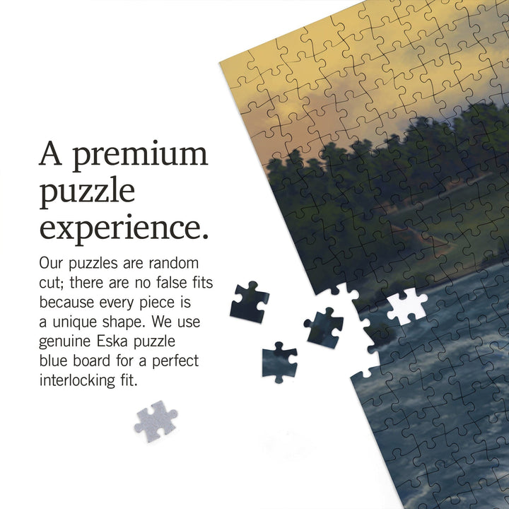 Niagara Falls, New York, Jigsaw Puzzle Puzzle Lantern Press 