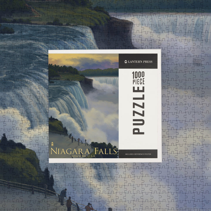 Niagara Falls, New York, Jigsaw Puzzle Puzzle Lantern Press 
