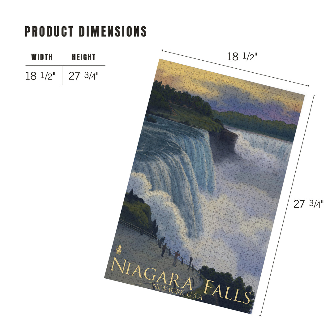 Niagara Falls, New York, Jigsaw Puzzle Puzzle Lantern Press 