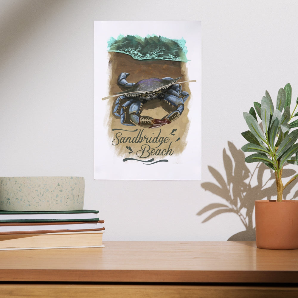 Norfolk, Virginia, Watercolor, Blue Crab, Art & Giclee Prints Art Lantern Press 