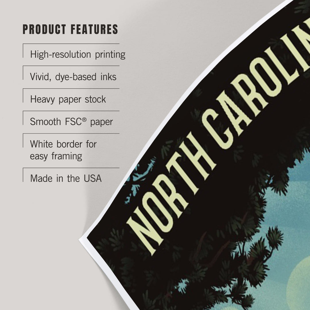 North Carolina, Today's Office, Coastal Series, Hammock on Beach, Art & Giclee Prints Art Lantern Press 