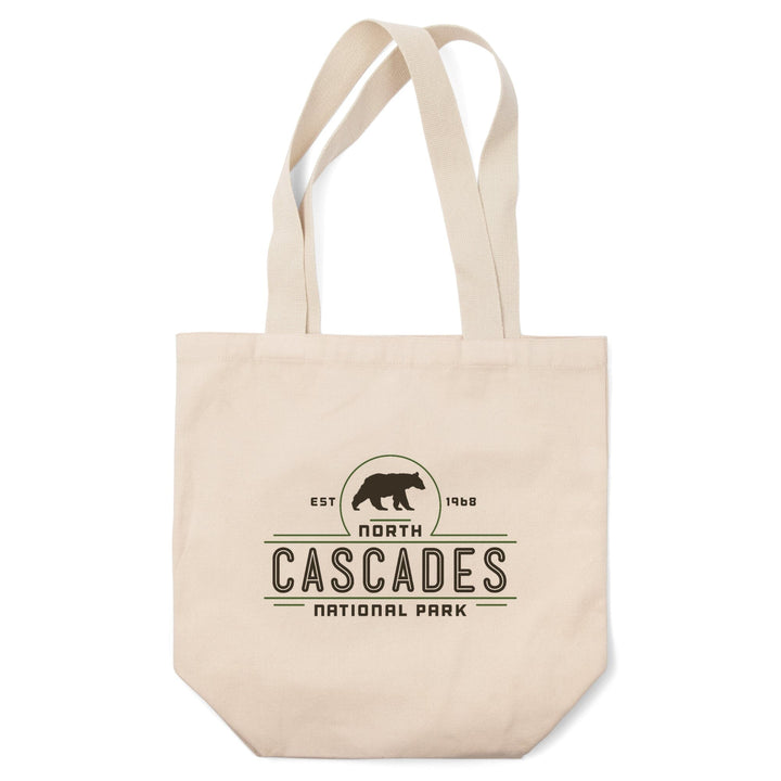 North Cascades National Park, Washington, Bear, , Vector, Tote Bag Totes Lantern Press 