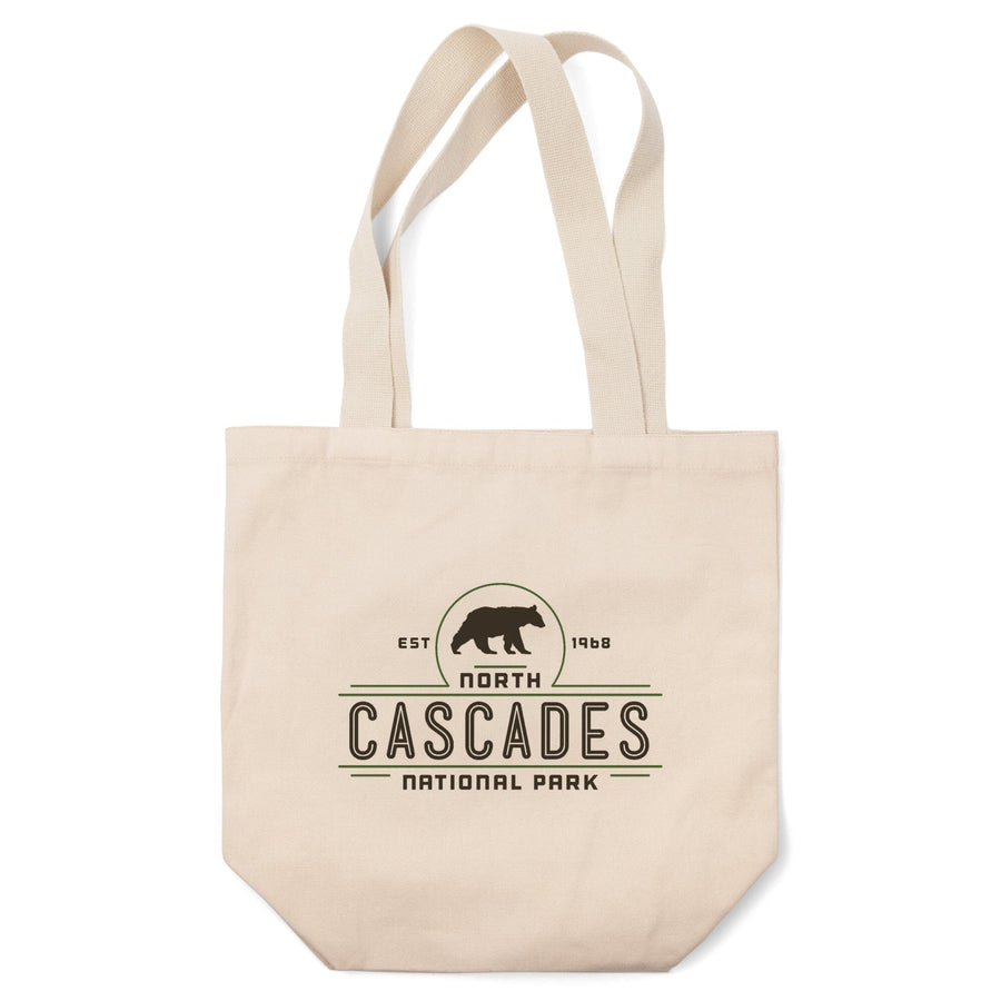 North Cascades National Park, Washington, Bear, , Vector, Tote Bag Totes Lantern Press 