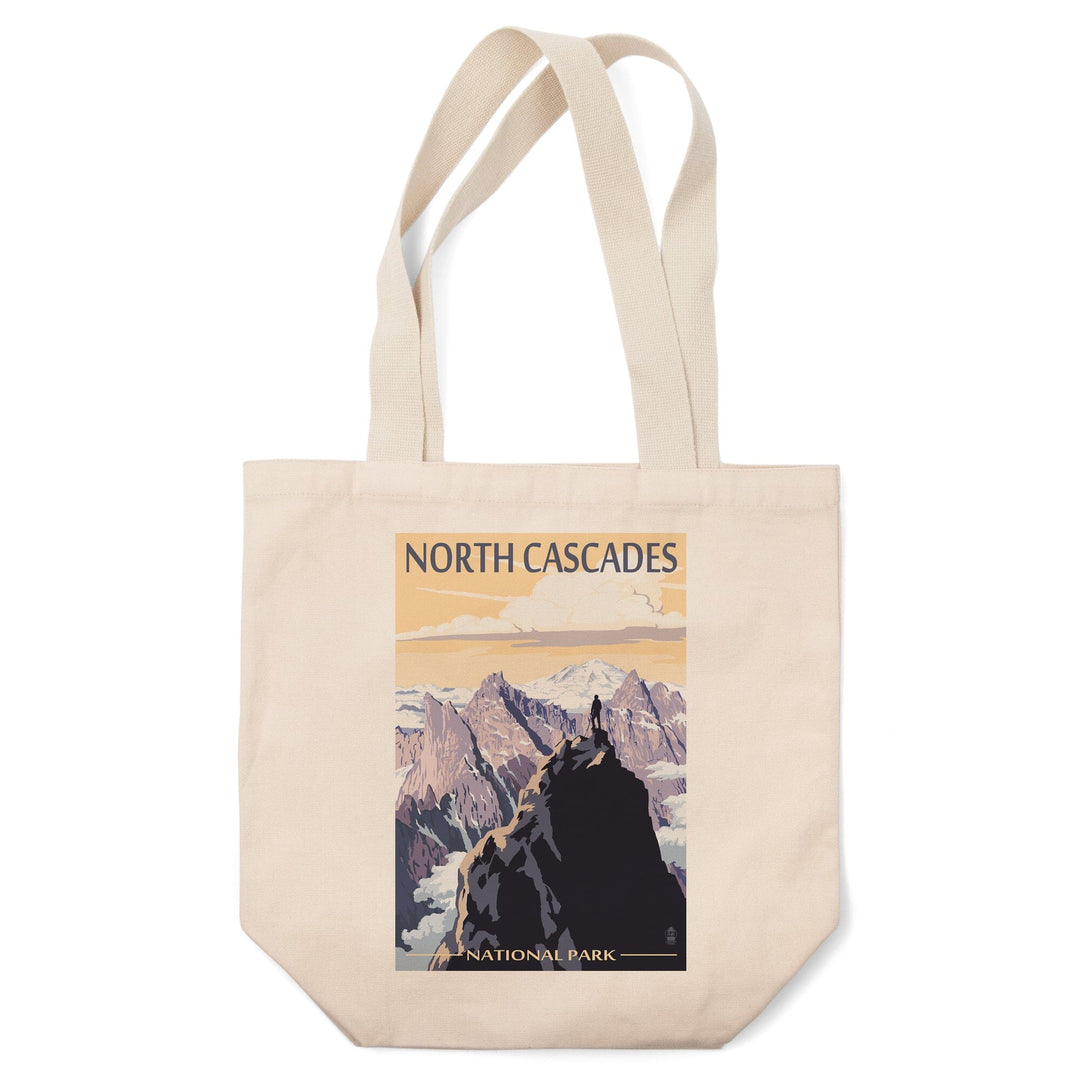 North Cascades National Park, Washington, Mountain Peaks, Tote Bag Totes Lantern Press 