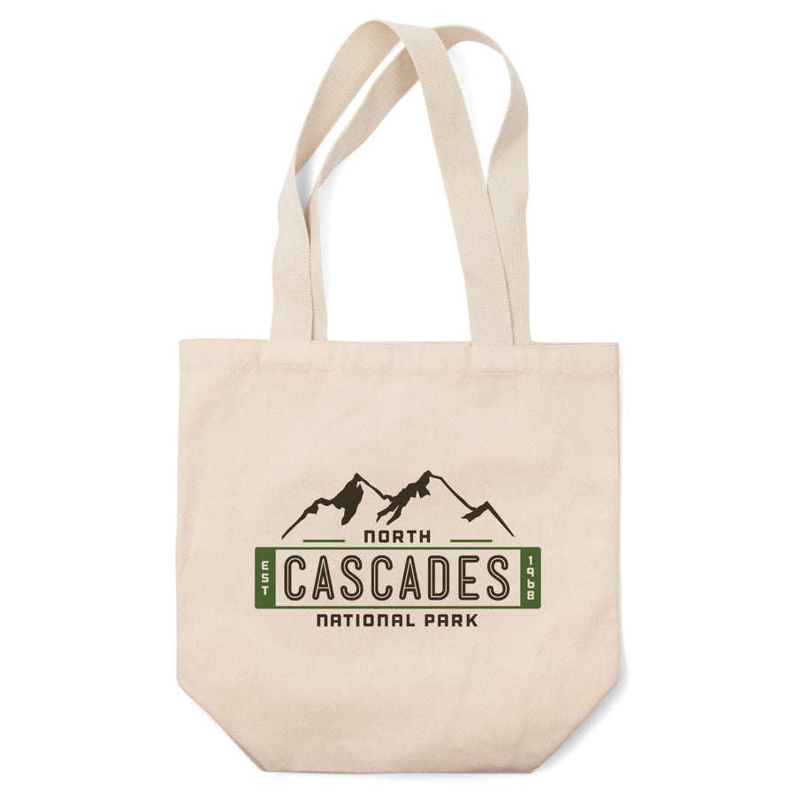 North Cascades National Park, Washington, Mountain, , Vector, Tote Bag Totes Lantern Press 