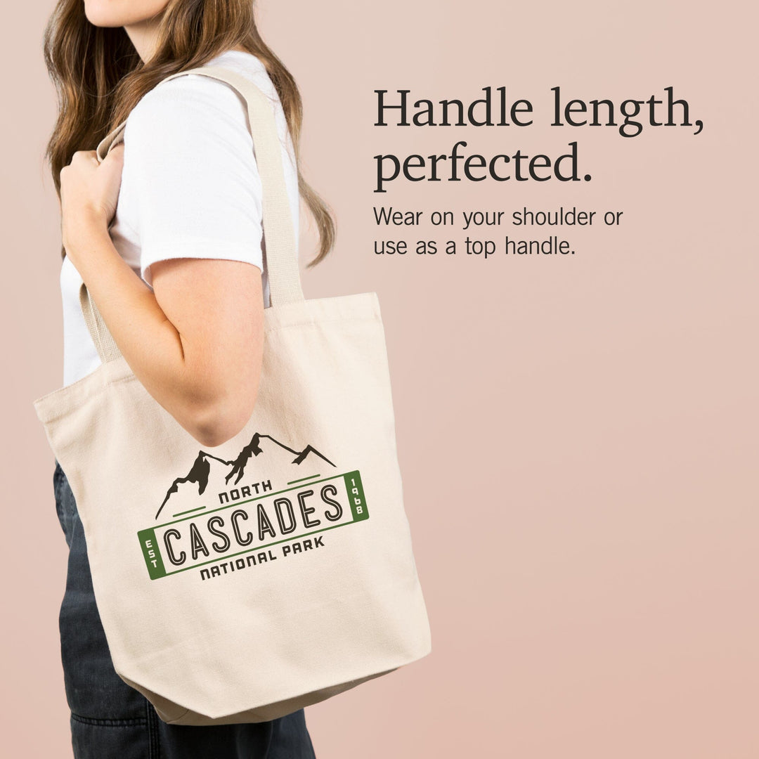 North Cascades National Park, Washington, Mountain, , Vector, Tote Bag Totes Lantern Press 