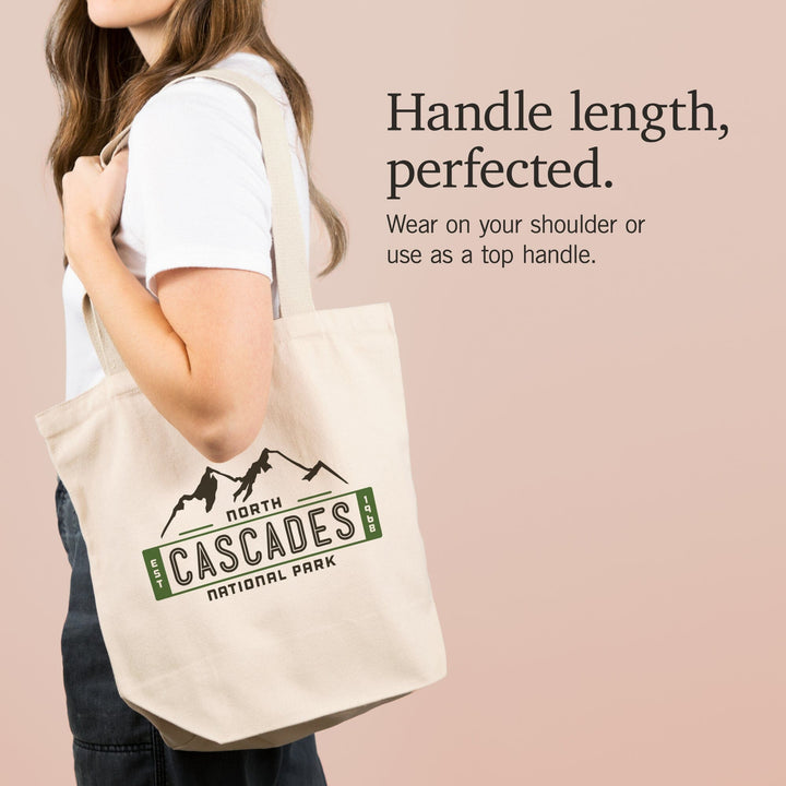 North Cascades National Park, Washington, Mountain, , Vector, Tote Bag Totes Lantern Press 