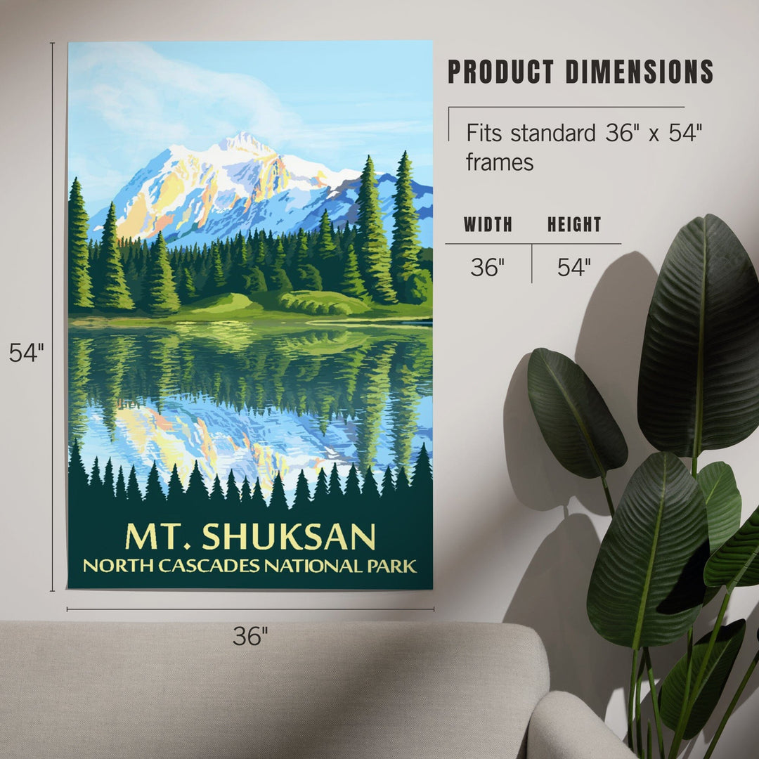 North Cascades National Park, Washington, Mt Shuksan, Art & Giclee Prints Art Lantern Press 