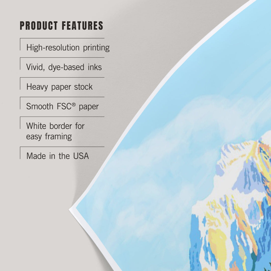 North Cascades National Park, Washington, Mt Shuksan, Art & Giclee Prints Art Lantern Press 