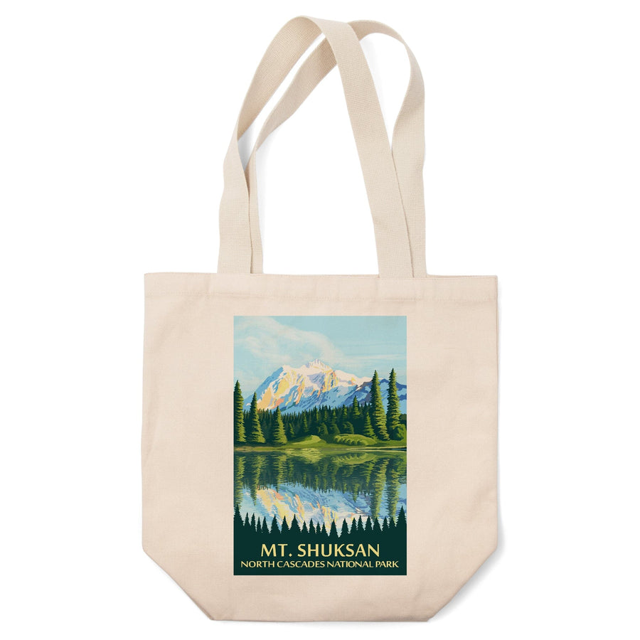 North Cascades National Park, Washington, Mt Shuksan, Tote Bag Totes Lantern Press 