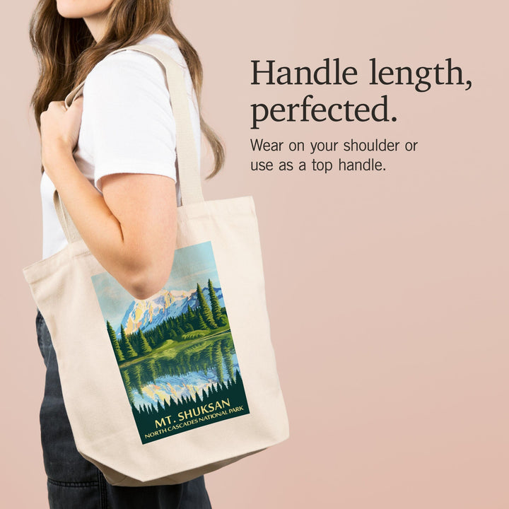 North Cascades National Park, Washington, Mt Shuksan, Tote Bag Totes Lantern Press 