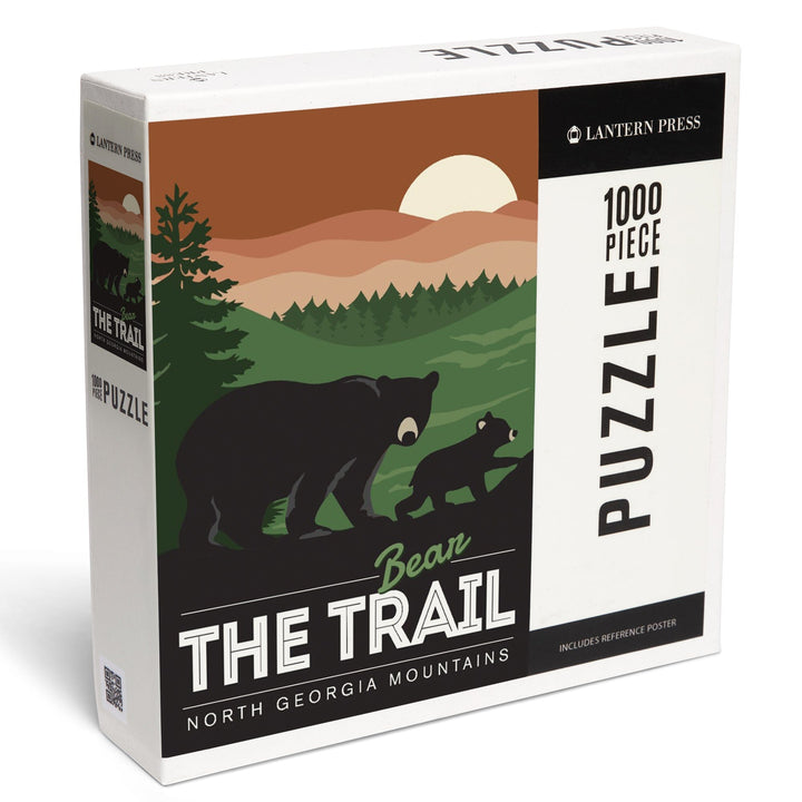 North Georgia Mountains, Bear the Trail (Bear Family), Jigsaw Puzzle Puzzle Lantern Press 