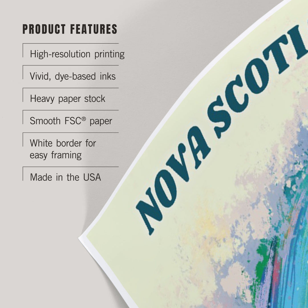 Nova Scotia, Vitamin Sea, Coastal Series, Surfer Girl, Art & Giclee Prints Art Lantern Press 