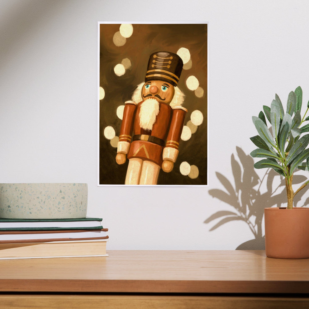 Nutcracker, Christmas Oil Painting, Art & Giclee Prints Art Lantern Press 