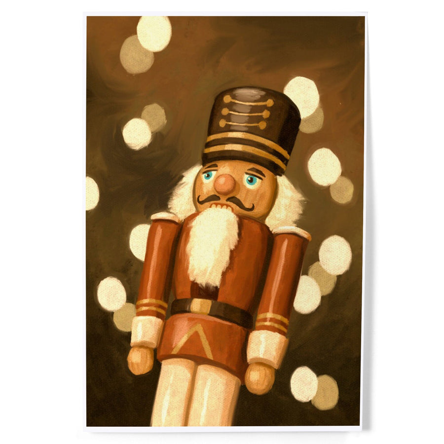 Nutcracker, Christmas Oil Painting, Art & Giclee Prints Art Lantern Press 