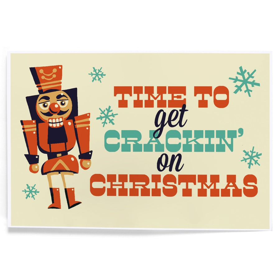 Nutcracker, Retro Christmas, Art & Giclee Prints Art Lantern Press 