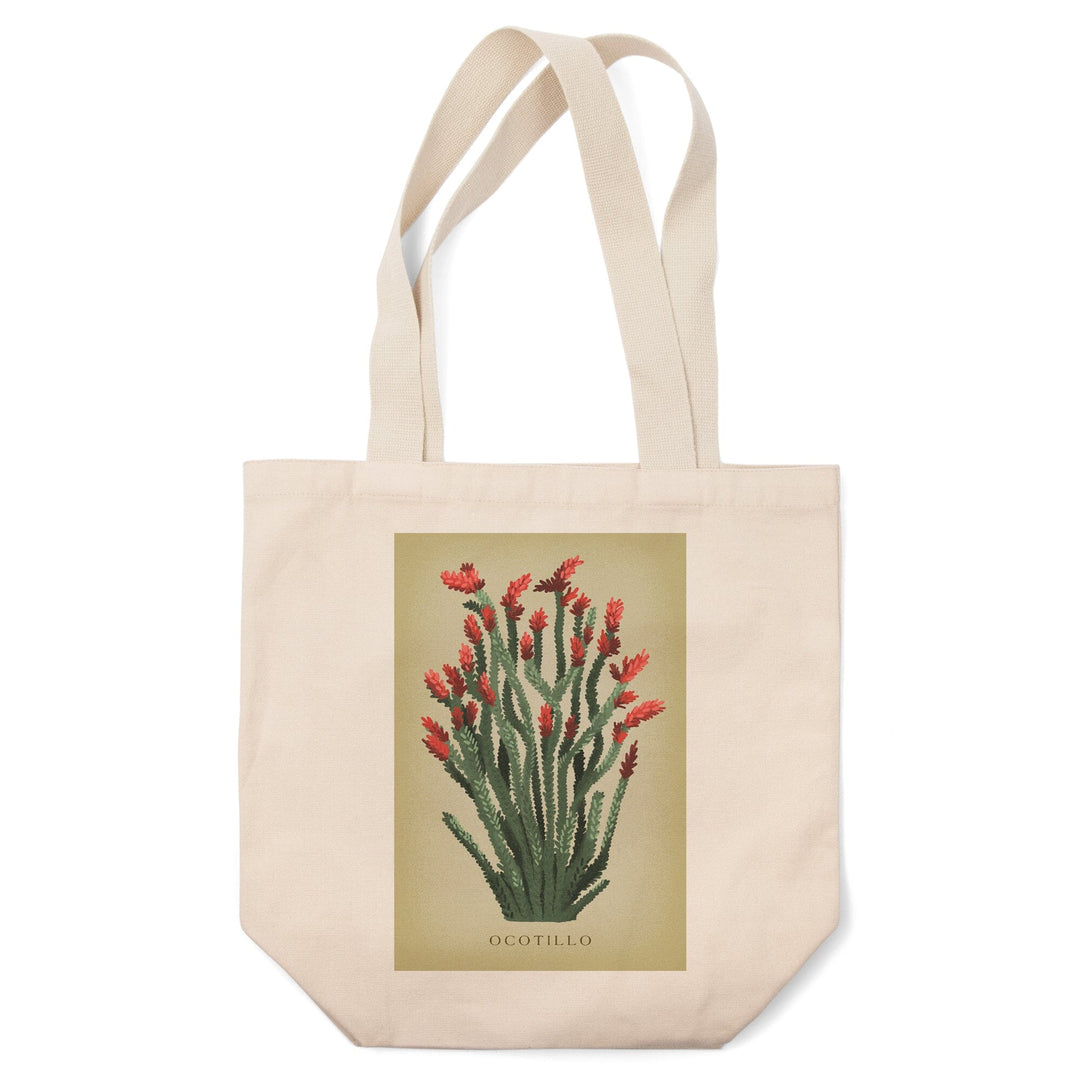Ocotillo, Vintage Flora, Tote Bag Totes Lantern Press 
