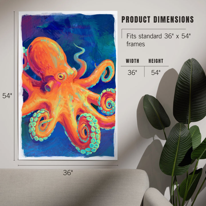 Octopus, Vivid, Art & Giclee Prints Art Lantern Press 