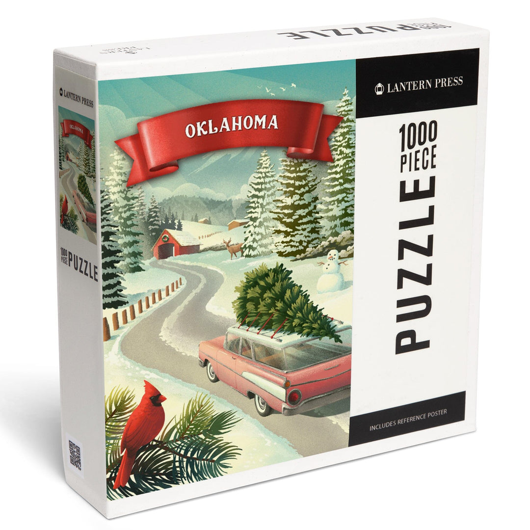 Oklahoma, Holiday Tradition, Jigsaw Puzzle Puzzle Lantern Press 