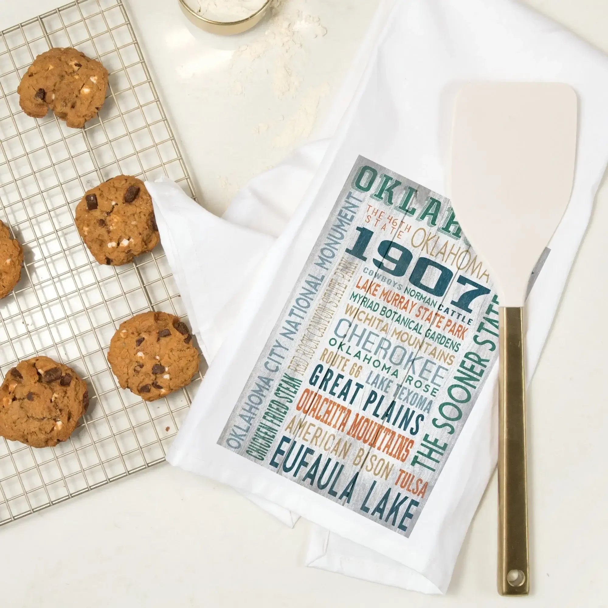 Lantern Press Kitchen Tea Towel - Thumbnail 3