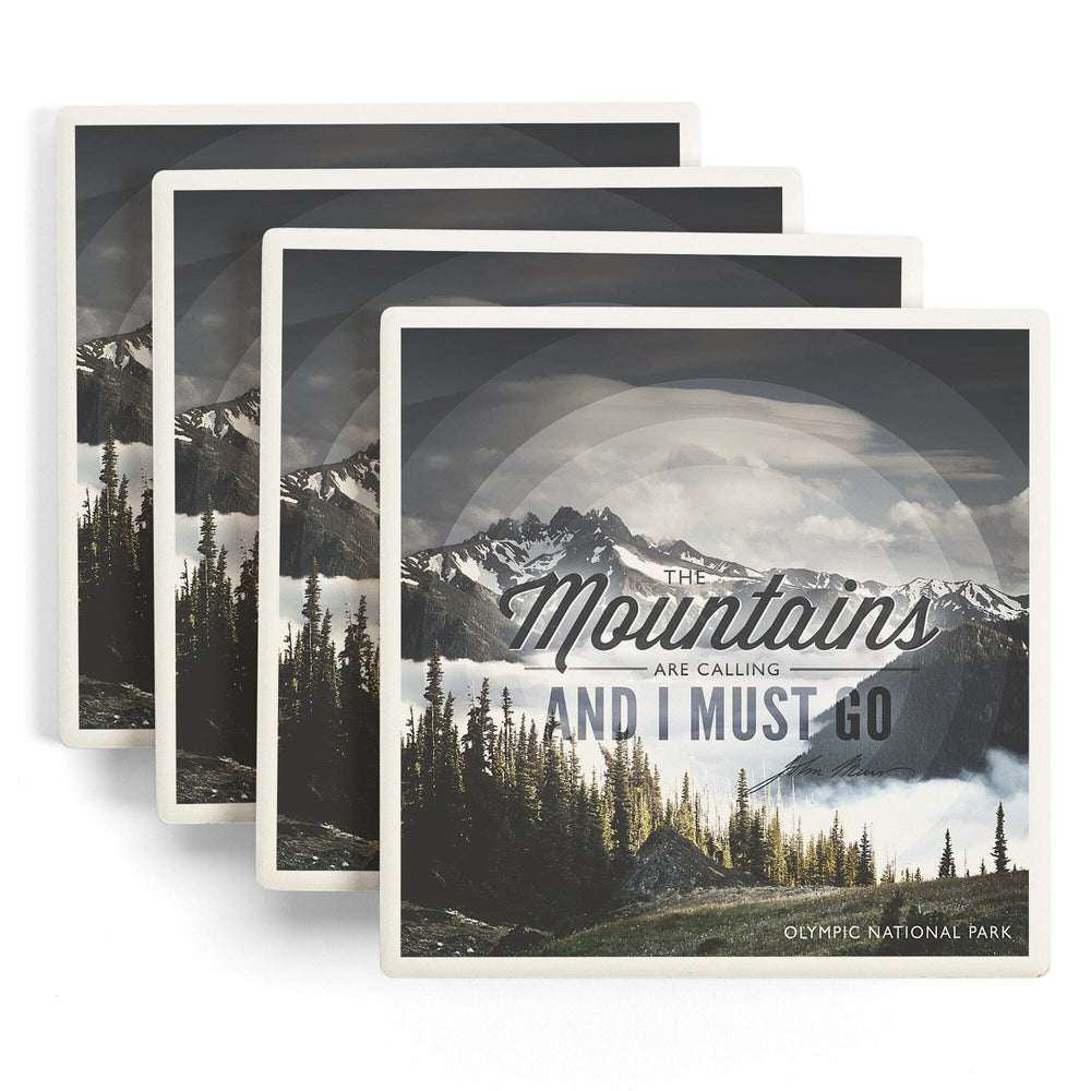 Olympic National Park, John Muir, The Mountains are Calling, Coasters Coasters Lantern Press 