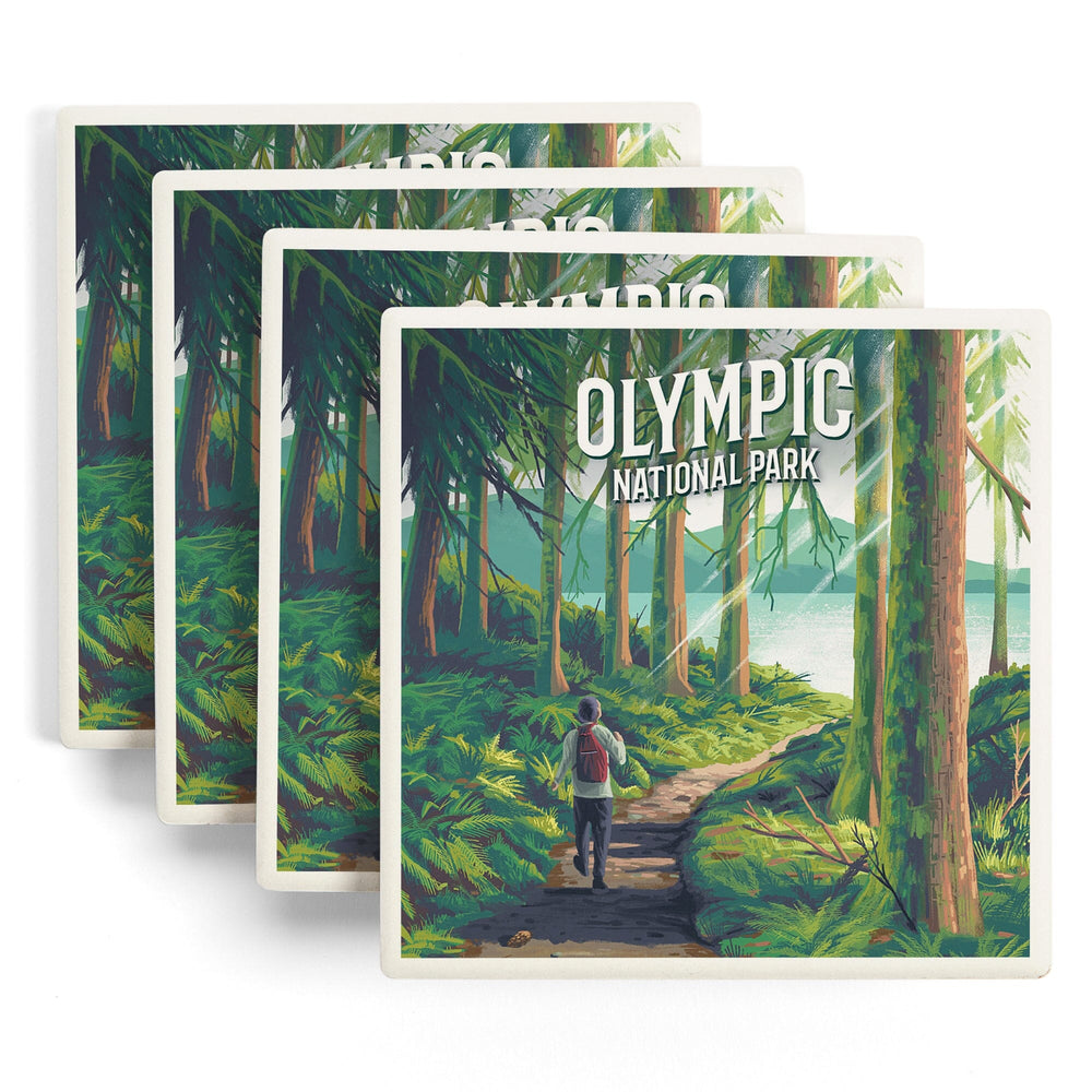 Olympic National Park, Washington, Get Outside Series, Walk in the Woods, Day Hike, Coasters Coasters Lantern Press 